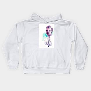 Portrait of a Young Boy Kids Hoodie